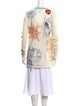 Adrian Cashmere Cashmere Graphic Print Sweater