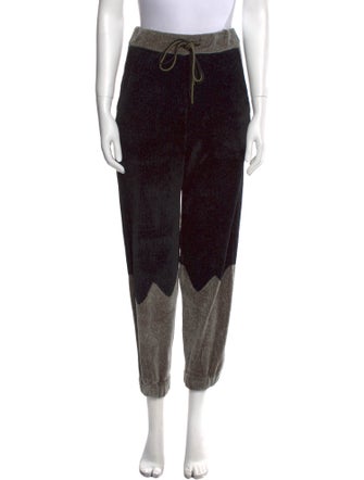 Adrian Cashmere Printed Skinny Leg Pants
