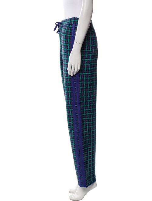 Adrian Cashmere Plaid Print Sweatpants