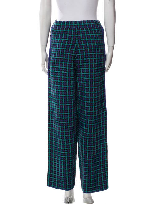 Adrian Cashmere Plaid Print Sweatpants