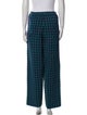 Adrian Cashmere Plaid Print Sweatpants