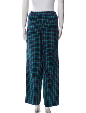 Adrian Cashmere Plaid Print Sweatpants