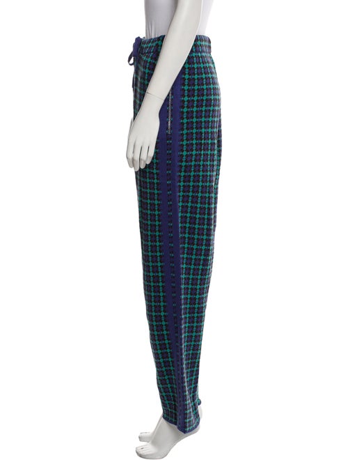 Adrian Cashmere Plaid Print Sweatpants