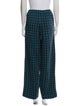 Adrian Cashmere Plaid Print Sweatpants