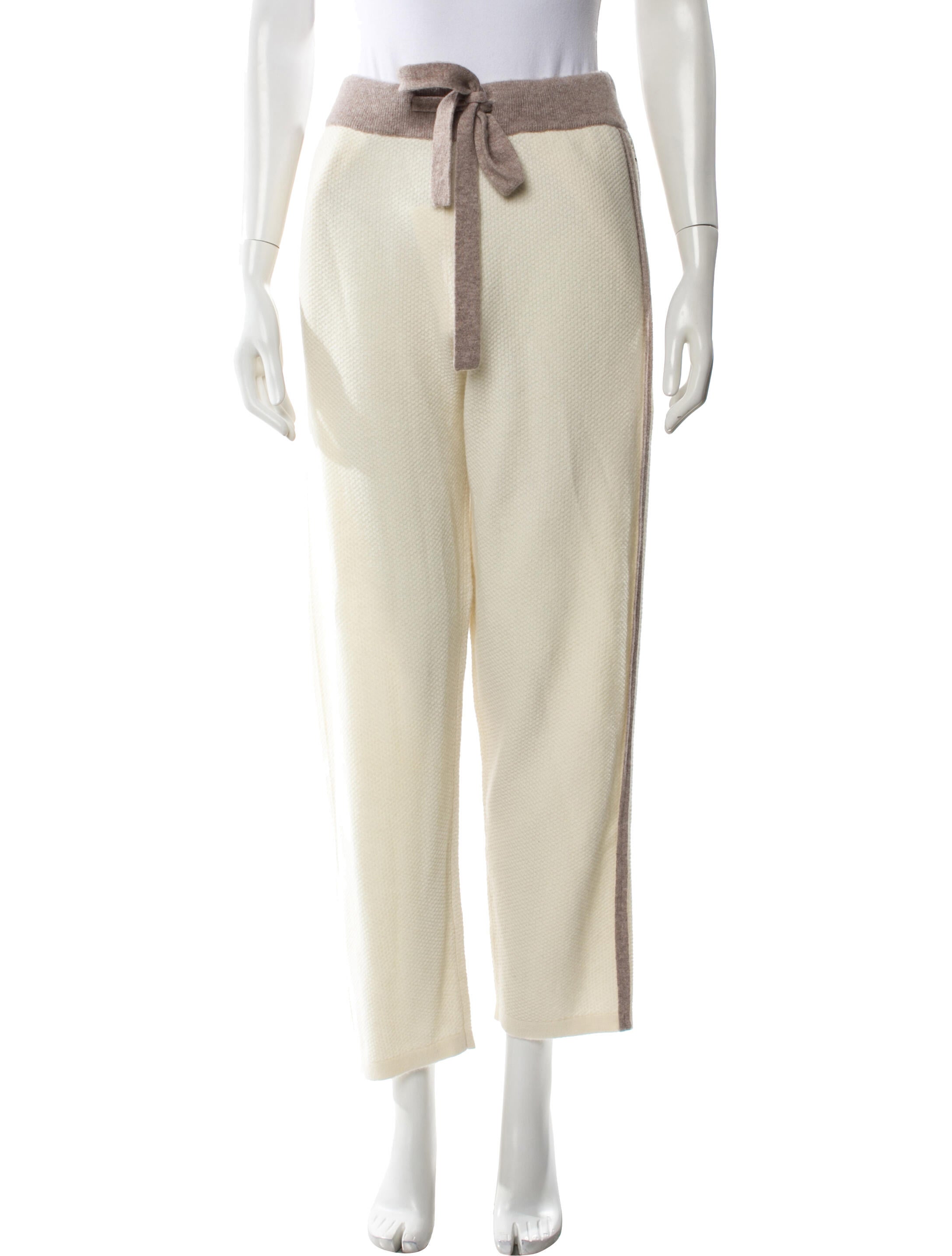 Adrian Cashmere Cashmere Straight Leg Pants