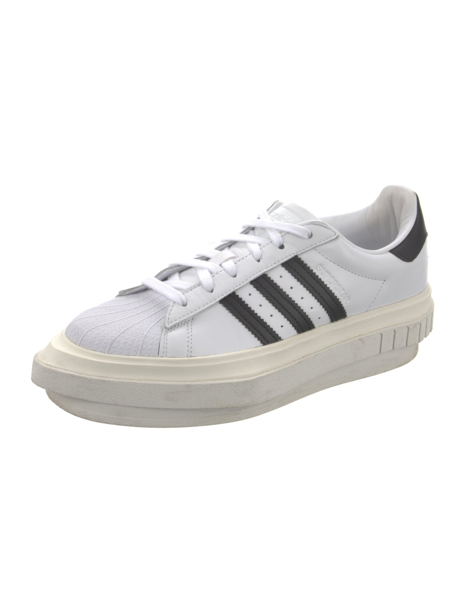 Adidas x Beyonce Leather Striped Sneakers