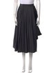 ADER error Pleated Accents Midi Length Skirt