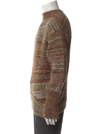 ADER error Striped Turtleneck Pullover