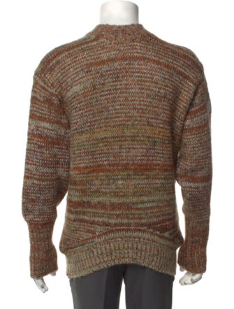 ADER error Striped Turtleneck Pullover