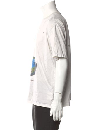 ADER error Graphic Print Crew Neck T-Shirt