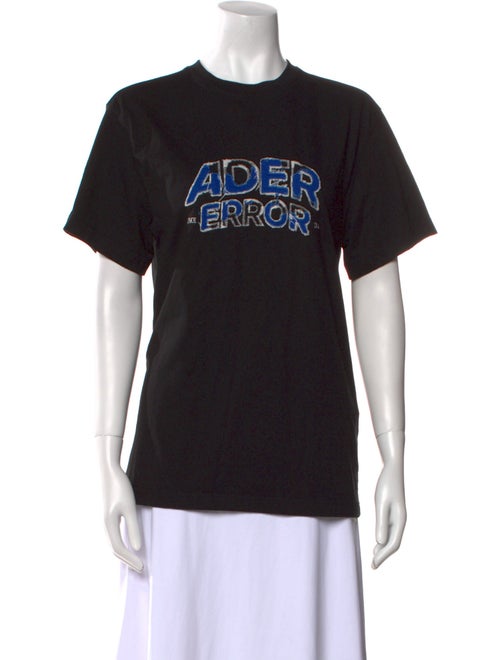 ADER error Graphic Print Crew Neck T-Shirt