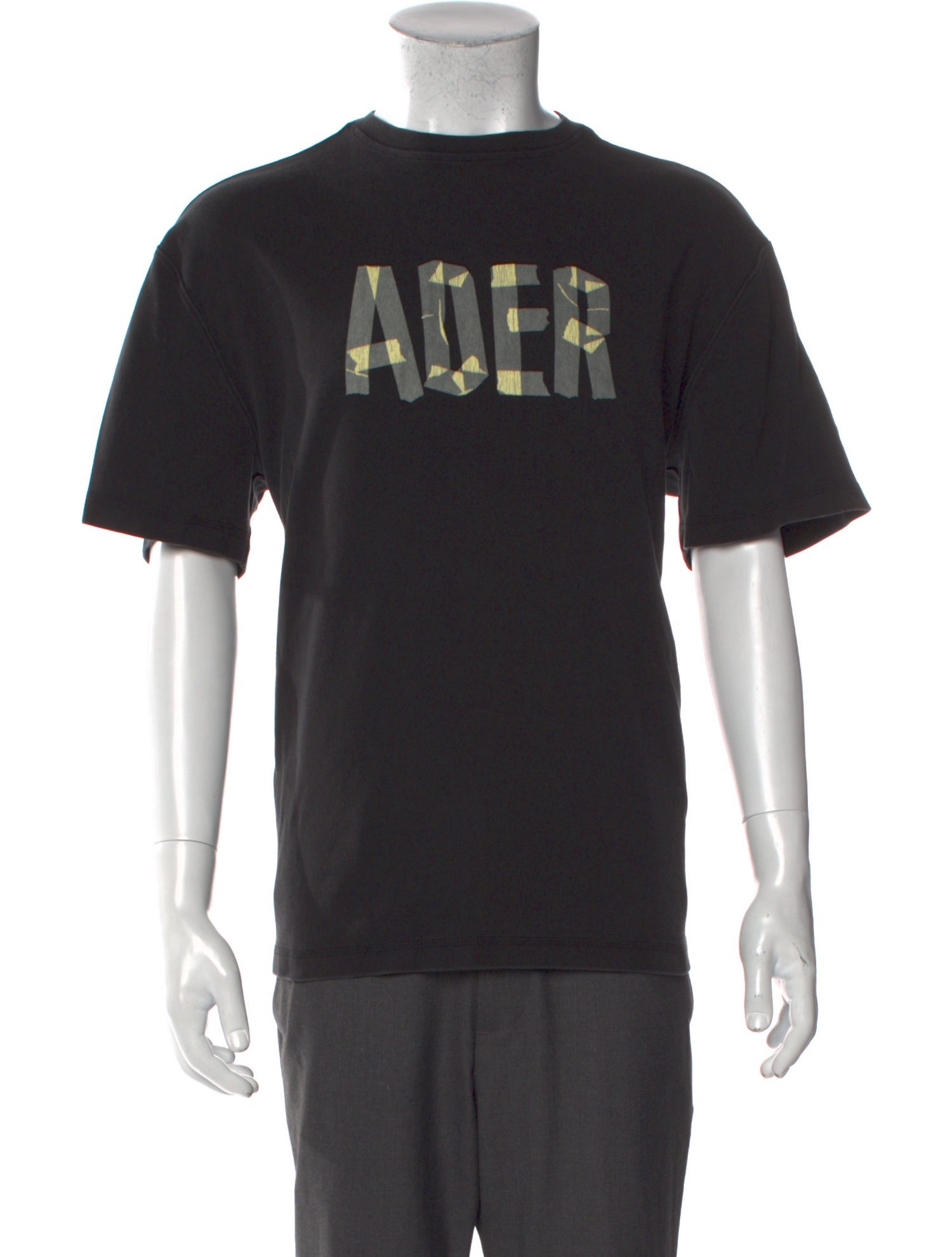 ADER error Graphic Print Crew Neck T-Shirt