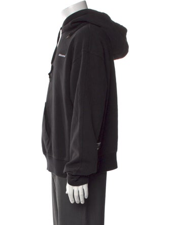 ADER error Graphic Print Crew Neck Hoodie