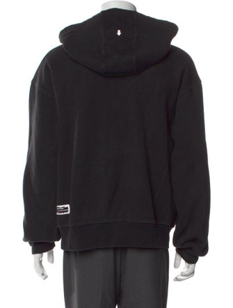 ADER error Graphic Print Crew Neck Hoodie