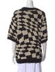 ADER error Printed Scoop Neck Sweater