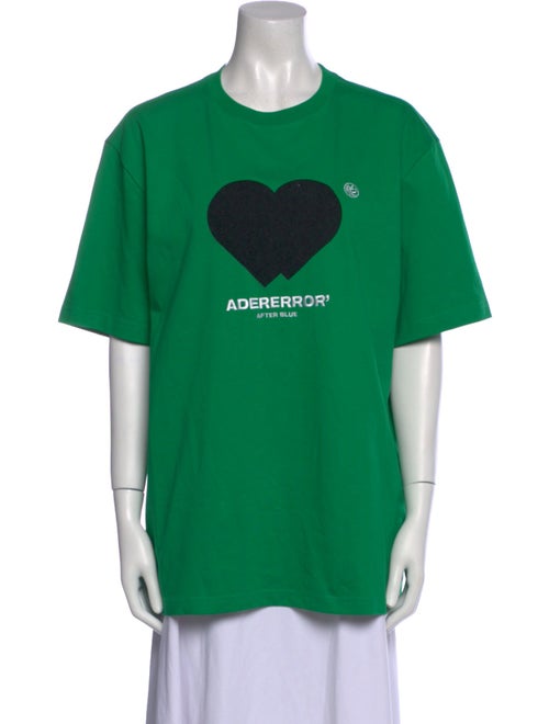 ADER error Graphic Print Crew Neck T-Shirt