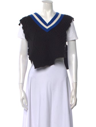 ADER error Wool V-Neck Sweater