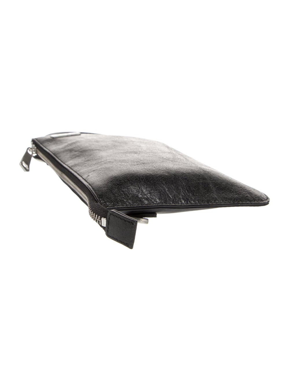 Ader error Top Handle Bag Black Leather Silver-To… - image 5