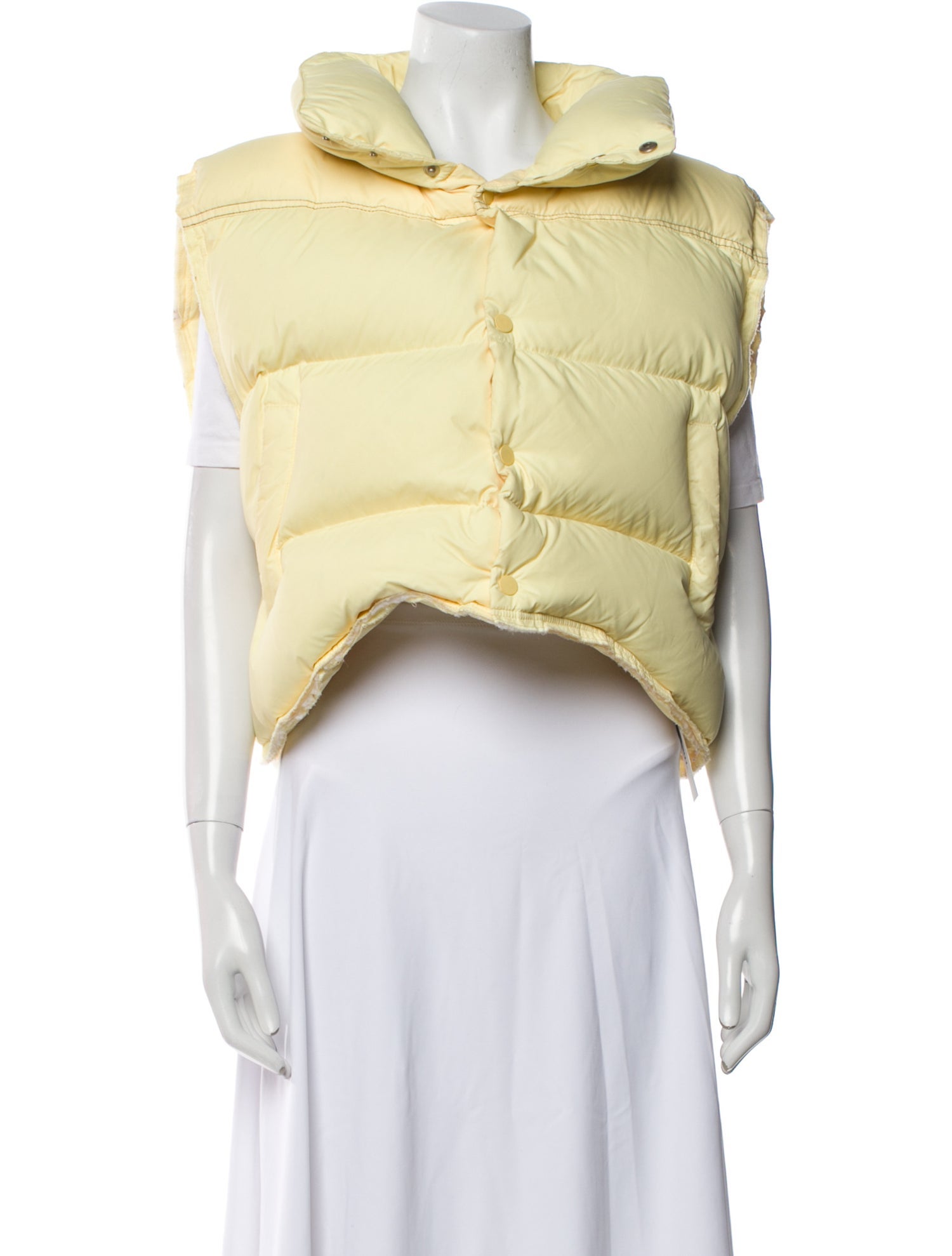 ADER error Striped Down Jacket