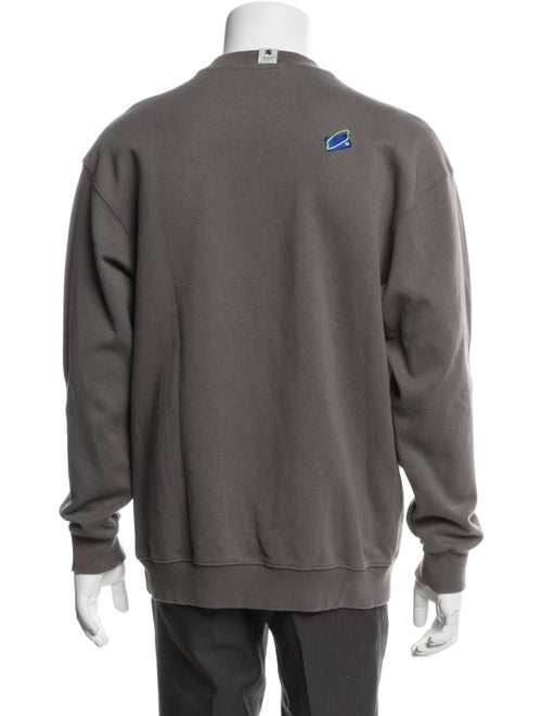 ADER error Graphic Print Crew Neck Sweatshirt