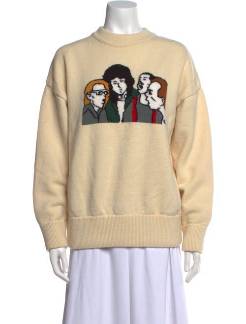 ADER error Wool Graphic Print Sweater