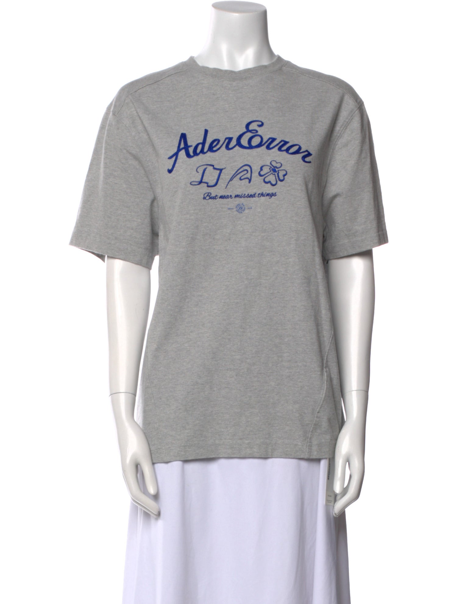 ADER error Graphic Print Crew Neck T-Shirt