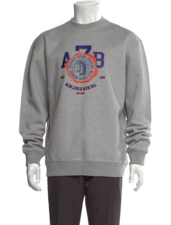 ADER error Graphic Print Crew Neck Sweatshirt