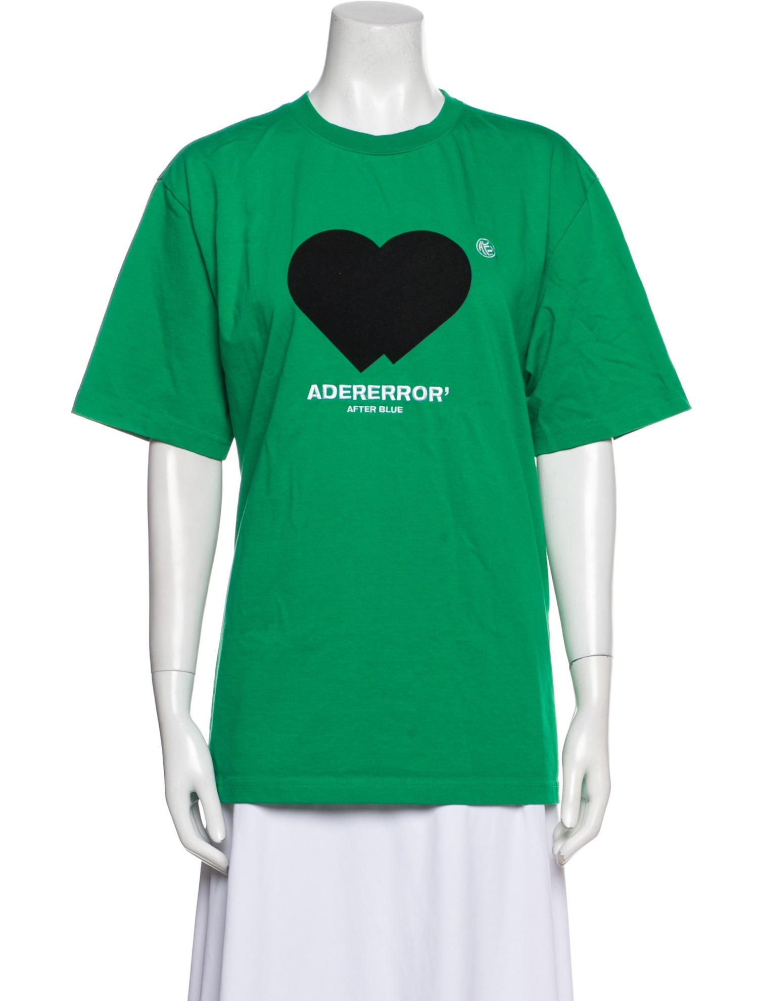 ADER error Graphic Print Crew Neck T-Shirt