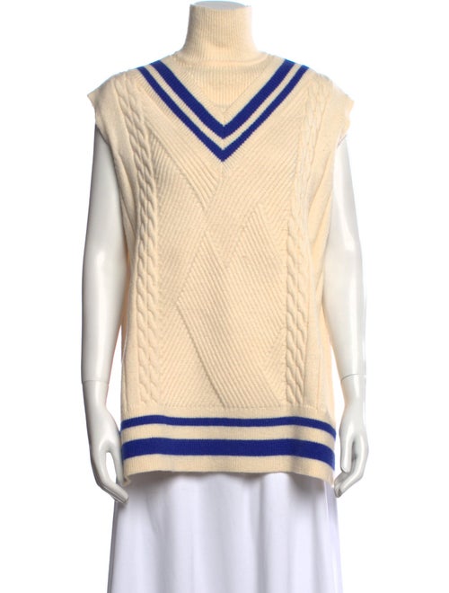 ADER error Striped Turtleneck Sweater