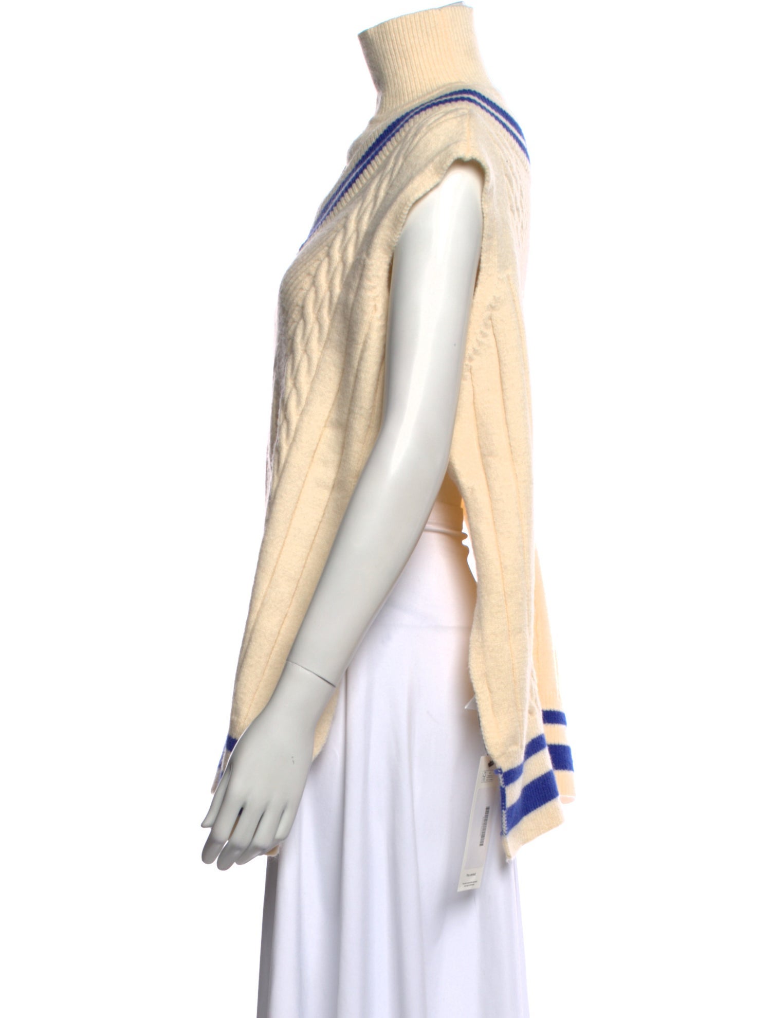 ADER error Striped Turtleneck Sweater