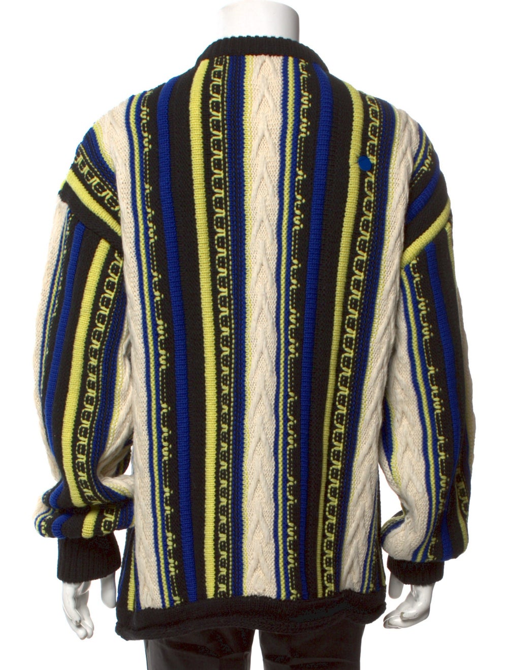 Ader error Wool Pullover Striped Long Sleeve with… - image 3