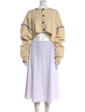 Pre-owned Ader Error Wool Crew Neck Sweater W/ Tags In Neutral