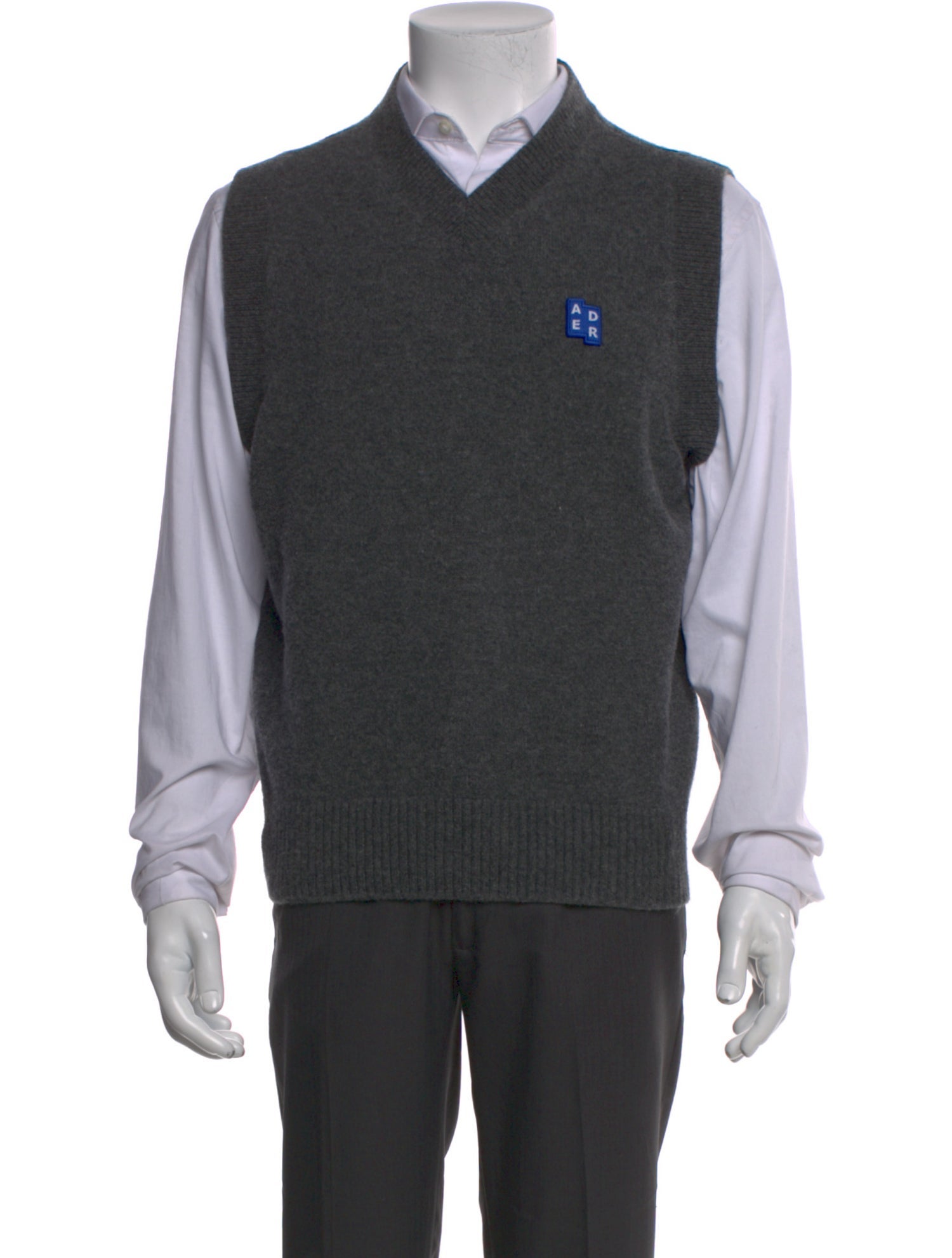 ADER error V-Neck Sleeveless Sweater Vest