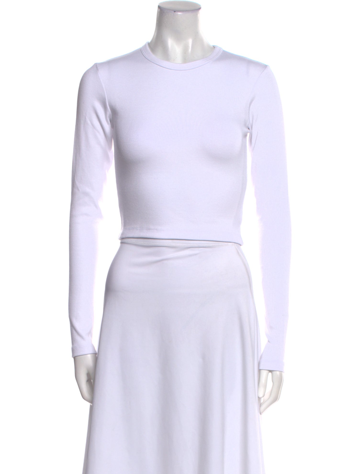 Clyque The Label Crew Neck Long Sleeve Crop Top w/ Tags