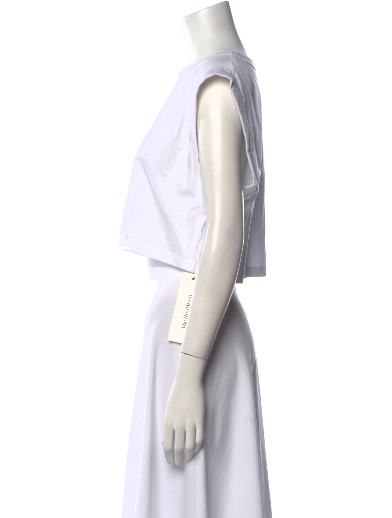 Clyque The Label Scoop Neck Short Sleeve Crop Top w/ Tags