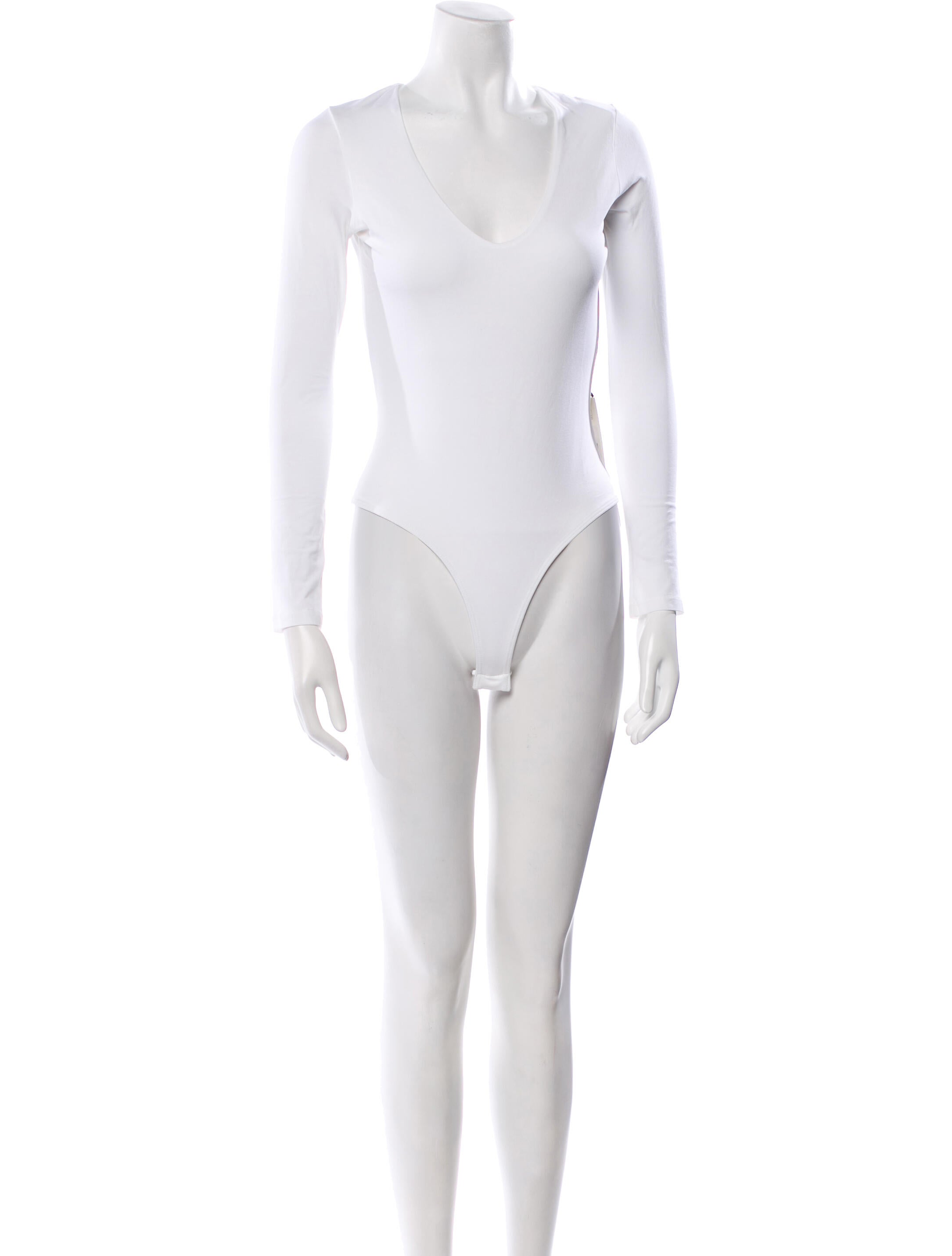Clyque The Label V-Neck Long Sleeve Bodysuit w/ Tags