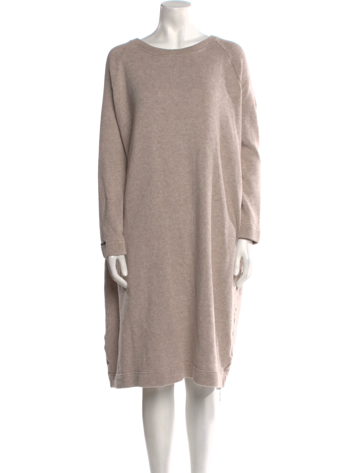 Album di Famiglia Bateau Neckline Knee-Length Dress