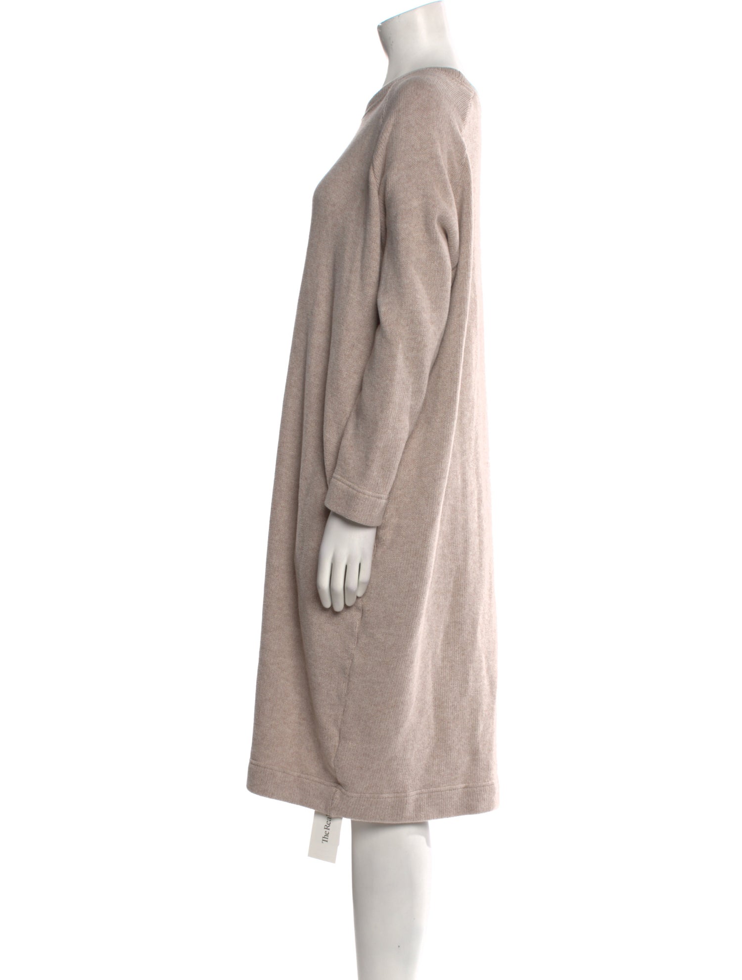 Album di Famiglia Bateau Neckline Knee-Length Dress