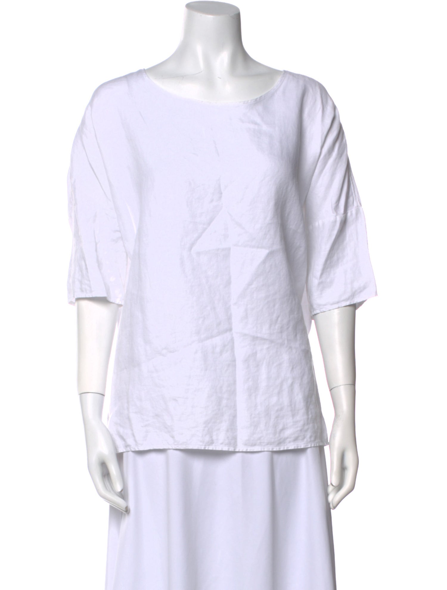 Album di Famiglia Linen Bateau Neckline T-Shirt w/ Tags