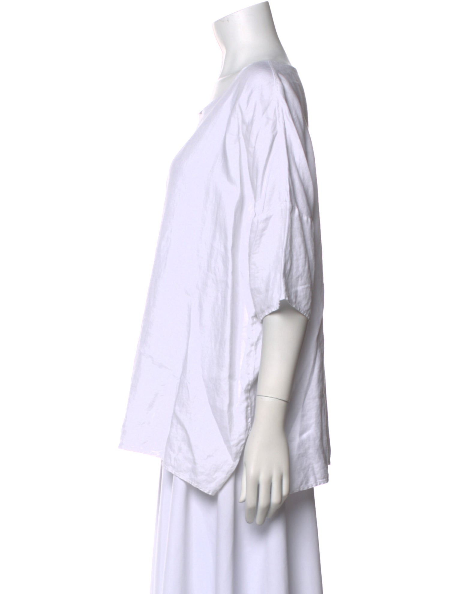 Album di Famiglia Linen Bateau Neckline T-Shirt w/ Tags