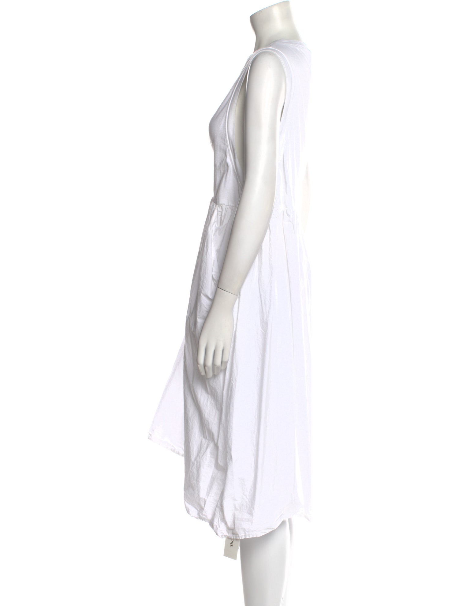 Album di Famiglia Bateau Neckline Midi Length Dress