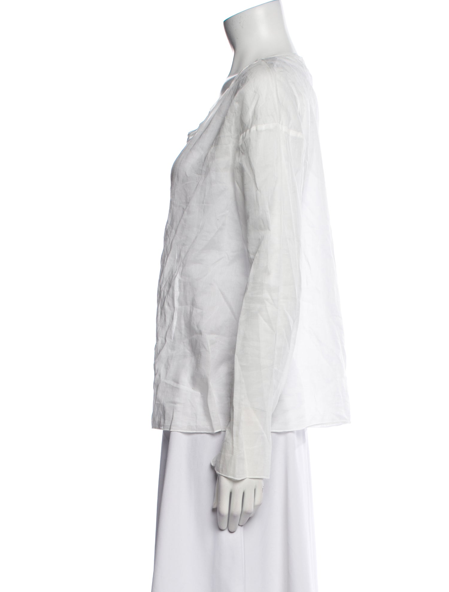 Album di Famiglia Scoop Neck Long Sleeve Top