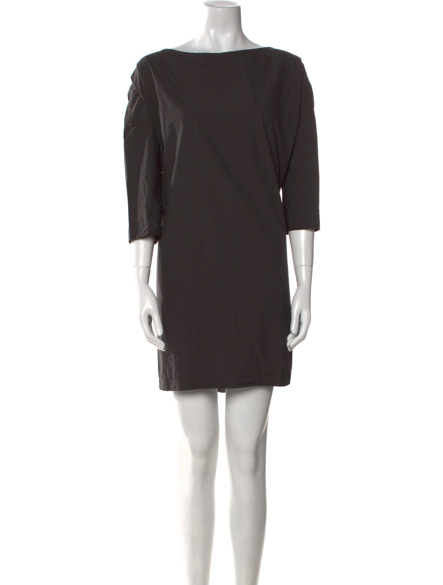 Album di Famiglia Bateau Neckline Mini Dress