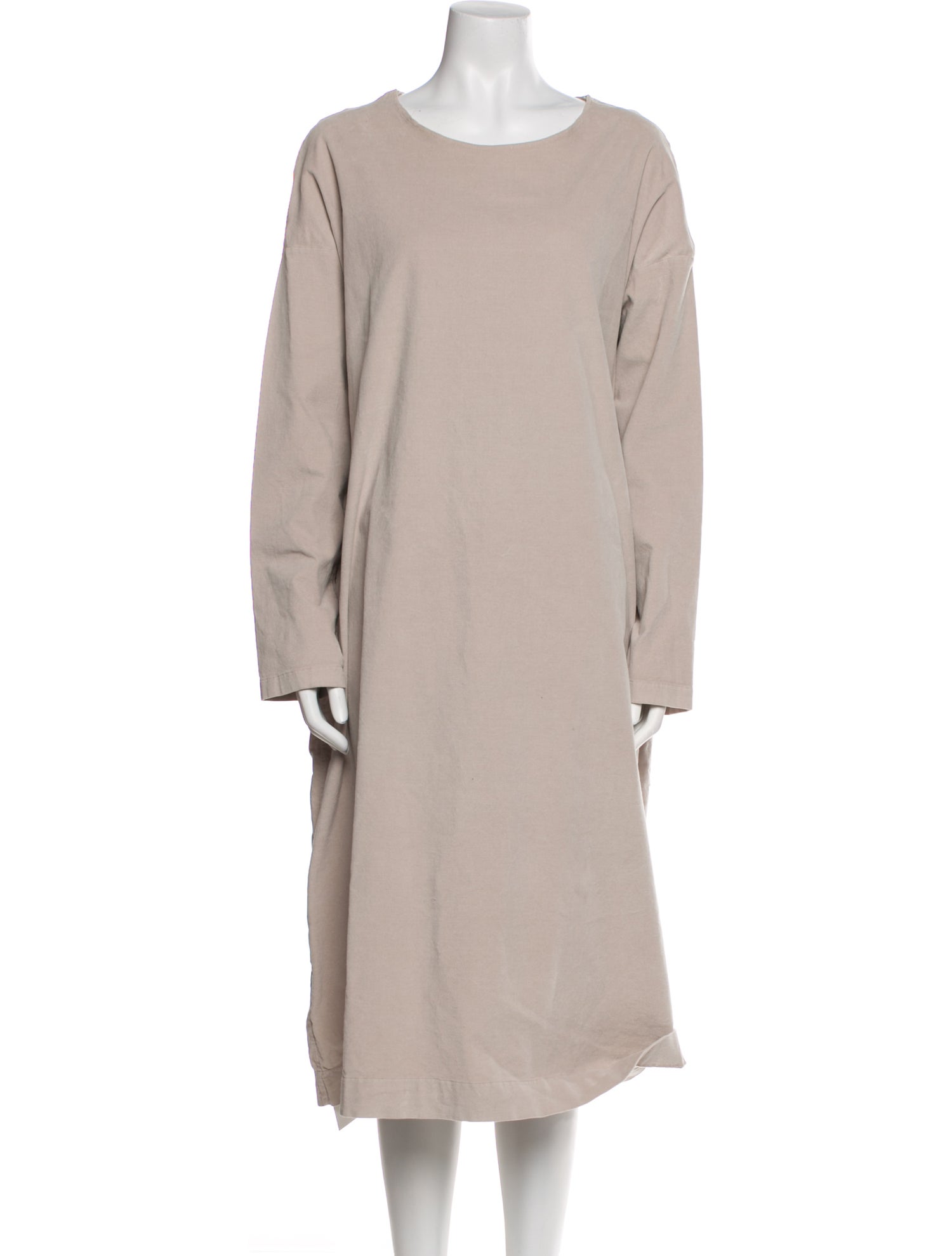 Album di Famiglia Bateau Neckline Midi Length Dress