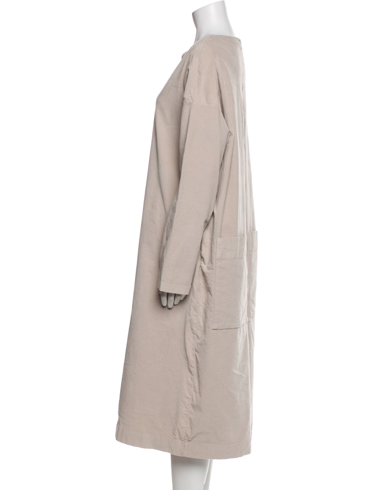 Album di Famiglia Bateau Neckline Midi Length Dress