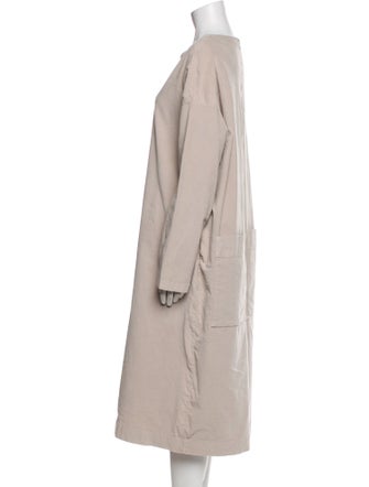 Album di Famiglia Bateau Neckline Midi Length Dress