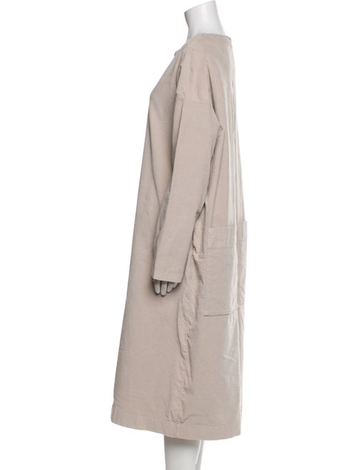 Album di Famiglia Bateau Neckline Midi Length Dress