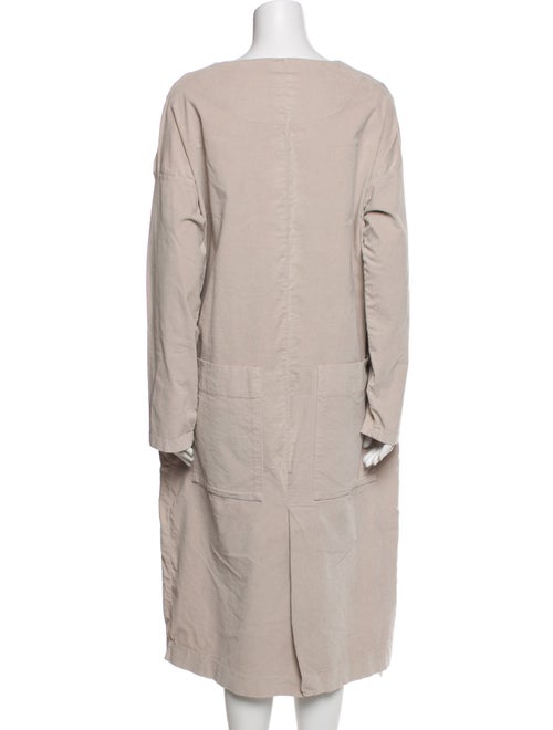 Album di Famiglia Bateau Neckline Midi Length Dress