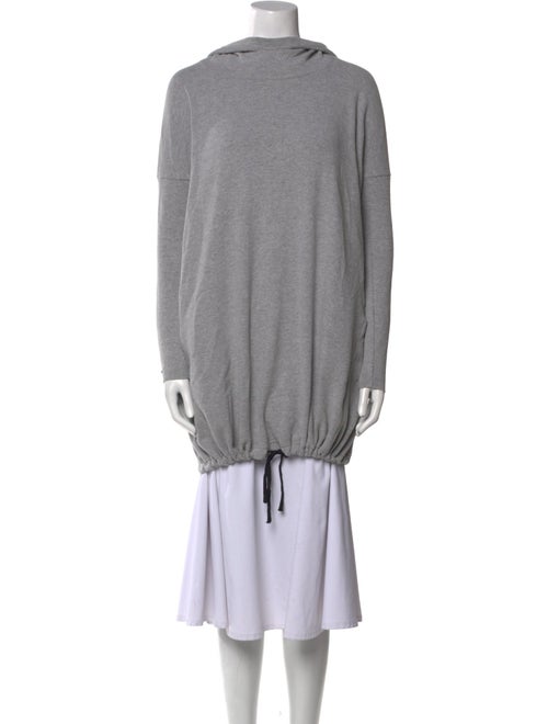 Album di Famiglia Mock Neck Mini Dress