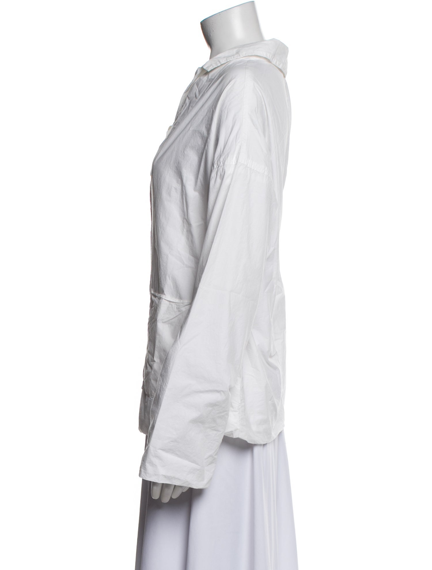 Album di Famiglia V-Neck Long Sleeve Button-Up Top